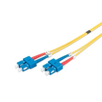 Digitus Professional Fiber Optic Singlemode Patch Cord 09/125μm SC/SC OS2 2m Yellow DK-2922-02