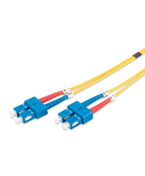 Digitus Professional Fiber Optic Singlemode Patch Cord 09/125μm SC/SC OS2 2m Yellow DK-2922-02