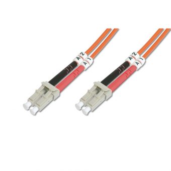 Digitus Professional Fiber Optic Multimode Patch Cord 50/125μm LC/LC OM2 10m Orange DK-2533-10