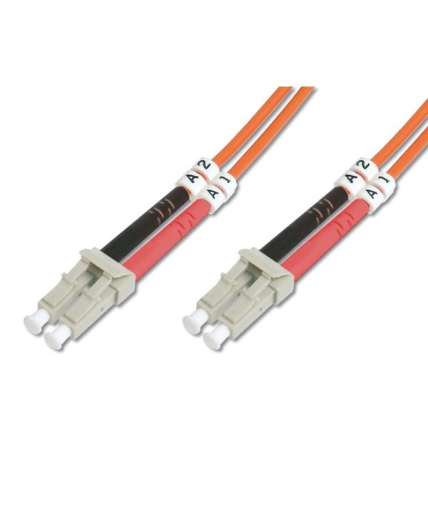 Digitus Professional Fiber Optic Multimode Patch Cord 50/125μm LC/LC OM2 10m Orange DK-2533-10