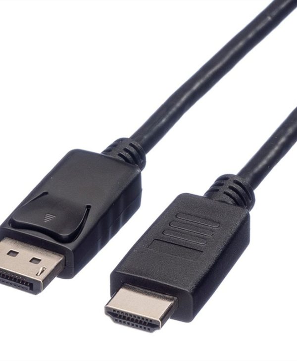 Roline Cable Displayport v1.1 Male to HDMI Male 3m Black 11.04.5782