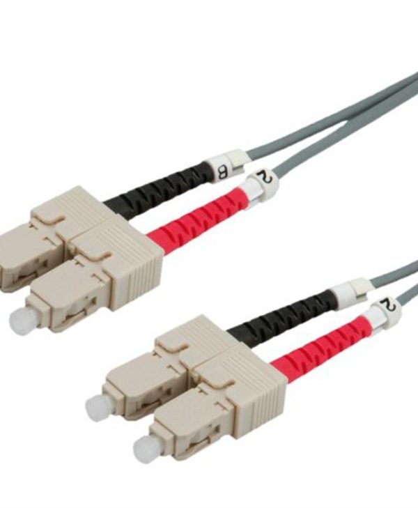 Value Fiber Optic Jumper Cable 50/125μm SC/SC 1m Grey 21.99.9901