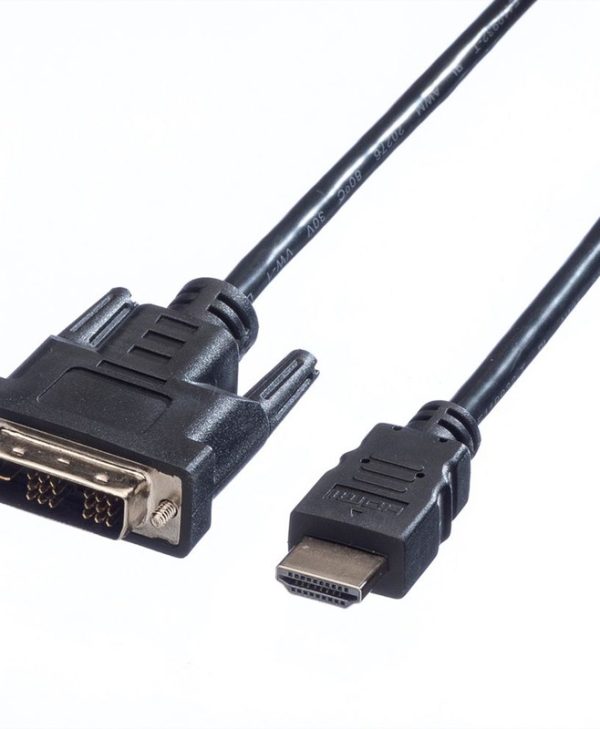 Value Cable DVI-D Male to HDMI Male 3m Black 11.99.5532