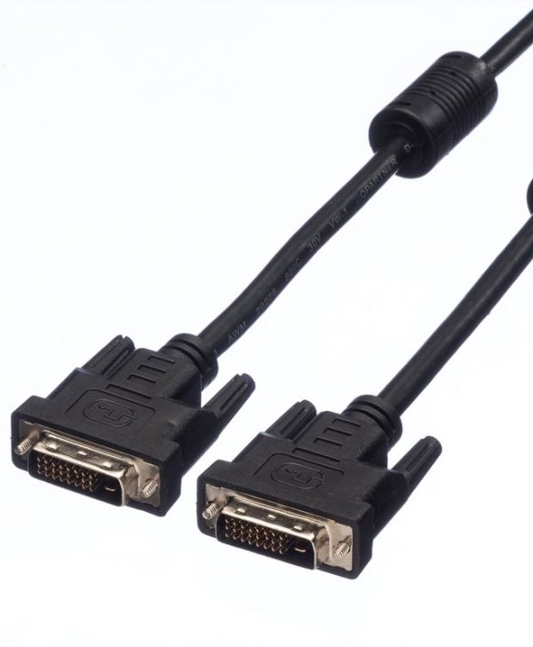 Value Cable DVI-D Male to DVI-D Male 5m Black 11.99.5555