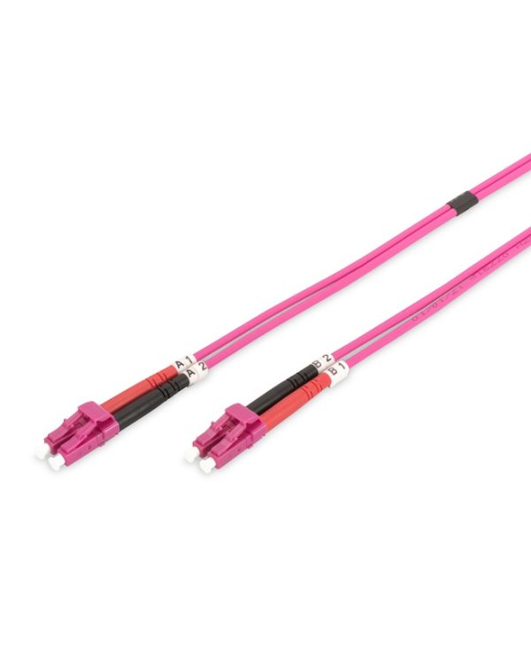 Digitus Professional Fiber Optic Multimode Patch Cord 50/125μm LC/LC OM4 5m Purple DK-2533-05-4