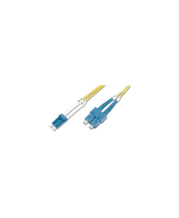 Digitus Professional Fiber Optic Singlemode Patch Cord 09/125μm LC/SC OS2 5m Yellow DK-2932-05