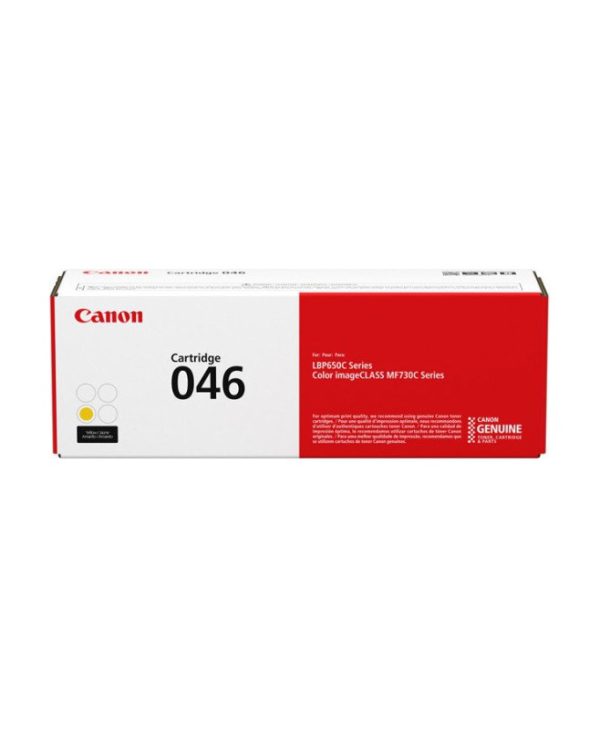 Canon 046 Toner Cartridge Yellow 2.3K Pgs 1247C002