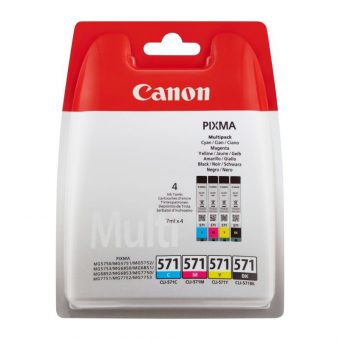 Canon CLI-571 Multi Pack Black/Cyan/Magenta/Yellow 0386C005