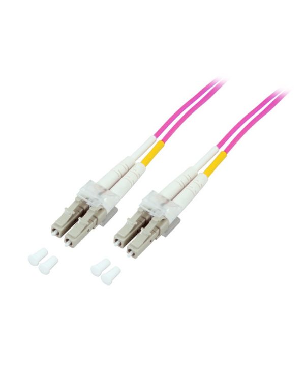 EFB Fiber Optic Jumper Cable 50/125μm LC/LC OM4 5m Violet O0319.5