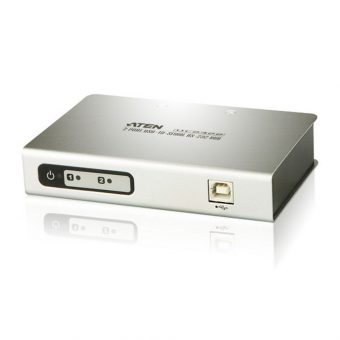 Aten Adapter USB 2.0 Male to 2-Port Serial RS-232 HUB UC2322