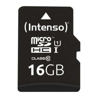 Intenso Professional MicroSD 16GB Class 10 UHS-I + SD ADapter 3433470