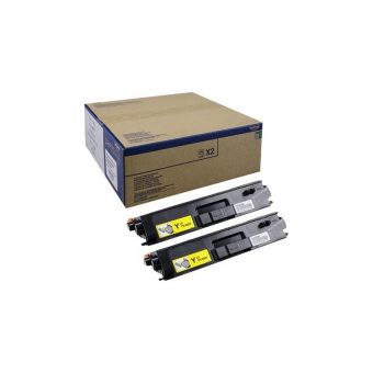 Brother Toner Cartridge Yellow 2x6K Pgs 2-Pack TN-900YTWIN