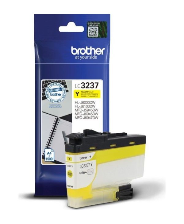 Brother Ink Cartridge Yellow 1.5K Pgs LC3237Y