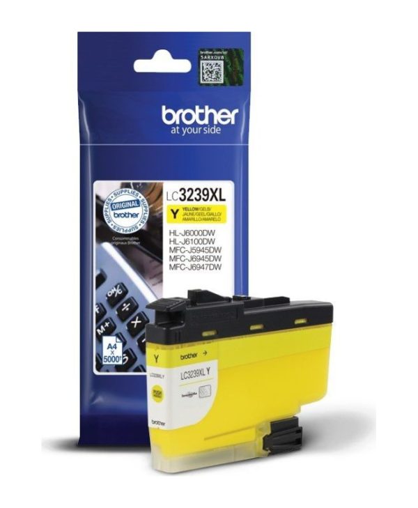 Brother High Yield Ink Cartridge Yellow 5K Pgs LC3239XLY