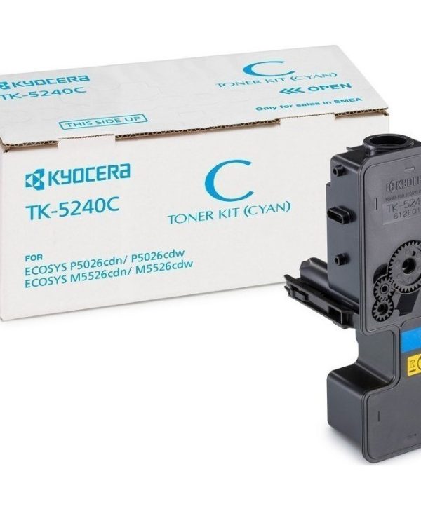 Kyocera TK-5240C Toner Cyan 3K Pgs 1T02R7CNL0