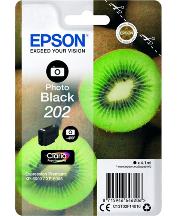 Epson 202 Ink Photo Black 4.1ml C13T02F14010