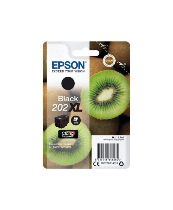 Epson 202XL Ink Black 13.8ml C13T02G14010