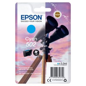Epson 502 Ink Cyan 3.3ml C13T02V24010