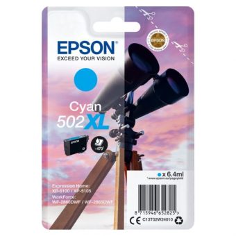 Epson 502XL Ink Cyan 6.4ml C13T02W24010