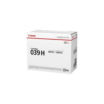 Canon 039H High Capacity Toner Cartridge Black 25K Pgs 0288C001