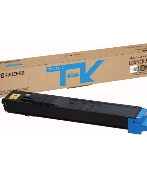 Kyocera Mita TK-8115C Toner Cyan 8K Pgs 1T02P3CNL0
