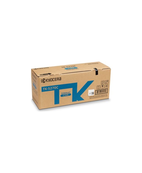 Kyocera Mita TK-5270C Toner Cyan 6K Pgs 1T02TVCNL0