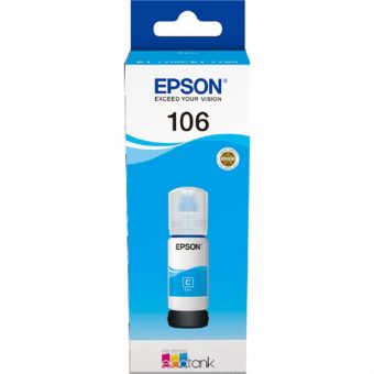 Epson 106 Ink Bottle Cyan 70ml C13T00R240