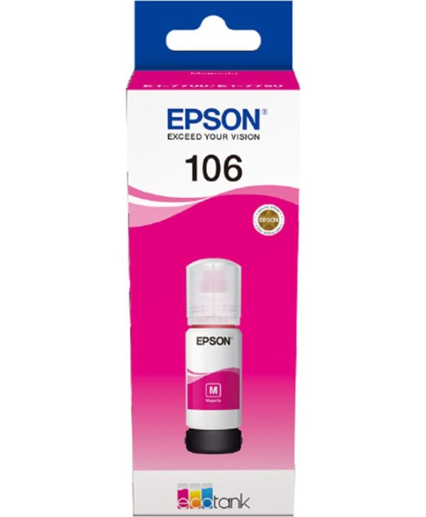 Epson 106 Ink Bottle Magenta 70ml C13T00R340
