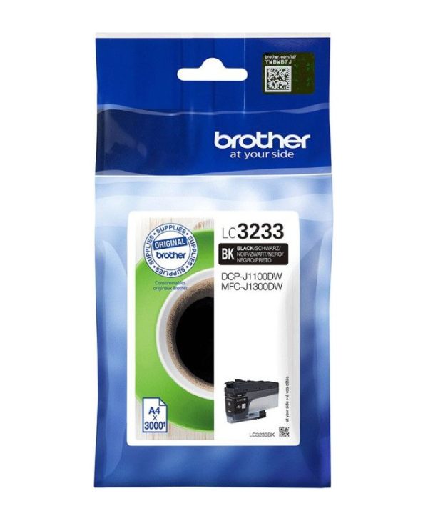 Brother Ink Cartridge Black 3K Pgs LC3233BK