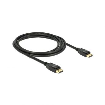 Delock Cable Displayport 1.2 Male to Displayport Male 4K 2m Black 83806 - Image 2