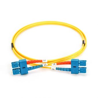 Digitus Professional Fiber Optic Singlemode Patch Cord 09/125μm SC/SC OS2 2m Yellow DK-2922-02 - Image 2