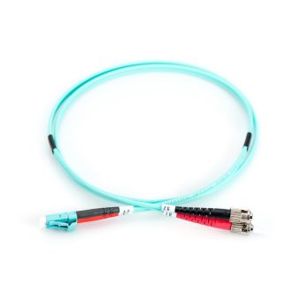 Digitus Professional Fiber Optic Multimode Patch Cord 50/125μm LC/ST OM3 10m Turquoise DK-2531-10/3 - Image 2