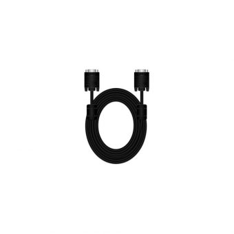 MediaRange Cable VGA Male - VGA Male with Ferrite Cores 5m Black MRCS106 - Image 2