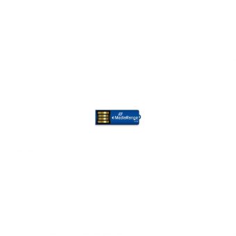 MediaRange Nano 8GB USB 2.0 Paper-Clip Stick Blue MR975 - Image 2