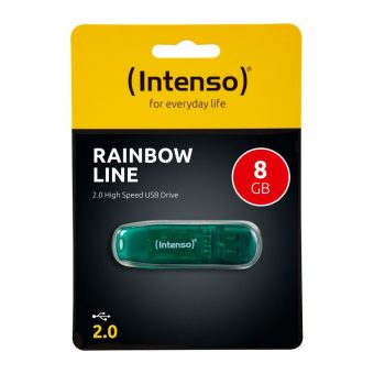 Intenso Rainbow Line Green 8GB USB 2.0 3502460 - Image 2