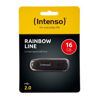 Intenso Rainbow Line Black 16GB USB 2.0 3502470 - Image 2