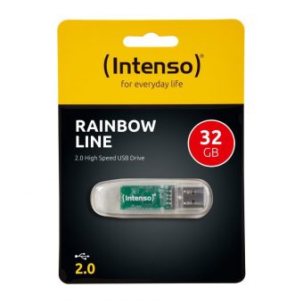 Intenso Rainbow Line Transparent 32GB USB 2.0 3502480 - Image 2