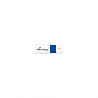 MediaRange Color Edition 8GB USB 2.0 White/Blue MR971 - Image 2