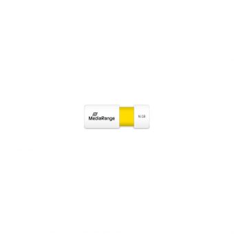 MediaRange Color Edition 16GB USB 2.0 White/Yellow MR972 - Image 2