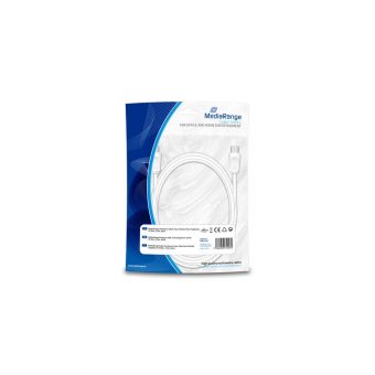 MediaRange Antenna Cable Coax Male - Coax Female Nickel Plated 3m White MRCS163 - Image 2