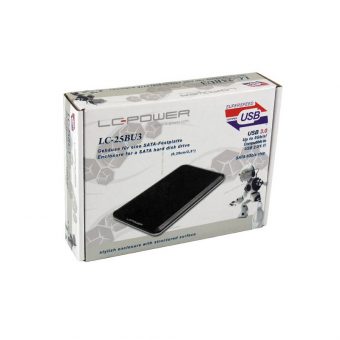 LC-Power 2.5" USB 3.0 HDD/SSD External Enclosure Black LC-25BU3 - Image 3