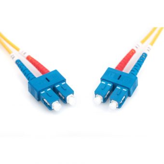 Digitus Professional Fiber Optic Singlemode Patch Cord 09/125μm SC/SC OS2 2m Yellow DK-2922-02 - Image 3