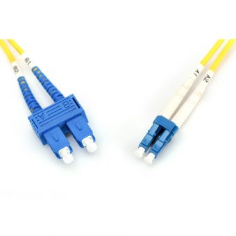 Digitus Professional Fiber Optic Singlemode Patch Cord 09/125μm LC/SC OM3 10m Turquoise DK-2932-01 - Image 3