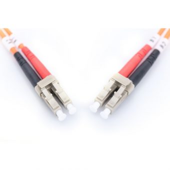 Digitus Professional Fiber Optic Multimode Patch Cord 50/125μm LC/LC OM2 10m Orange DK-2533-10 - Image 3