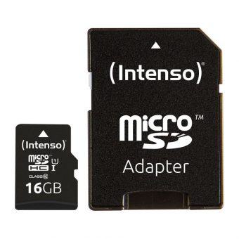 Intenso Professional MicroSD 16GB Class 10 UHS-I + SD ADapter 3433470 - Image 3