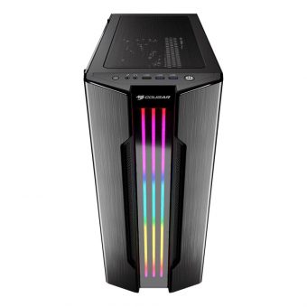 Cougar Gemini S Iron Grey Tempered Glass Midi Tower - Image 4