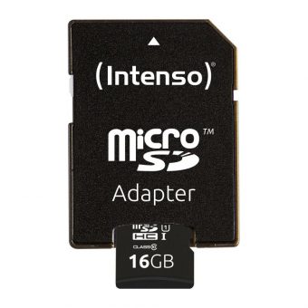 Intenso Professional MicroSD 16GB Class 10 UHS-I + SD ADapter 3433470 - Image 4