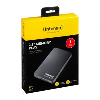 Intenso Play PVR Ready 1TB 3.5" USB 3.0 Black 6021460 - Image 5