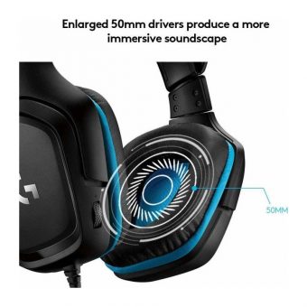 Logitech G432 7.1 Surround Sound Gaming Headset 981-000770 - Image 6