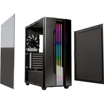 Cougar Gemini S Iron Grey Tempered Glass Midi Tower - Image 8